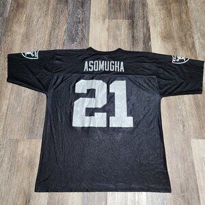 Oakland Raiders Men’s L Nnamdi Asomugha #21 Jersey NFL Team Apparel Black
